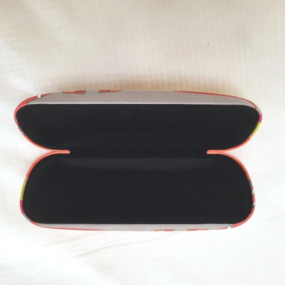Pylones Heidelberg Germany Hard Shell Eyeglass Case Colorful Cityscape Print